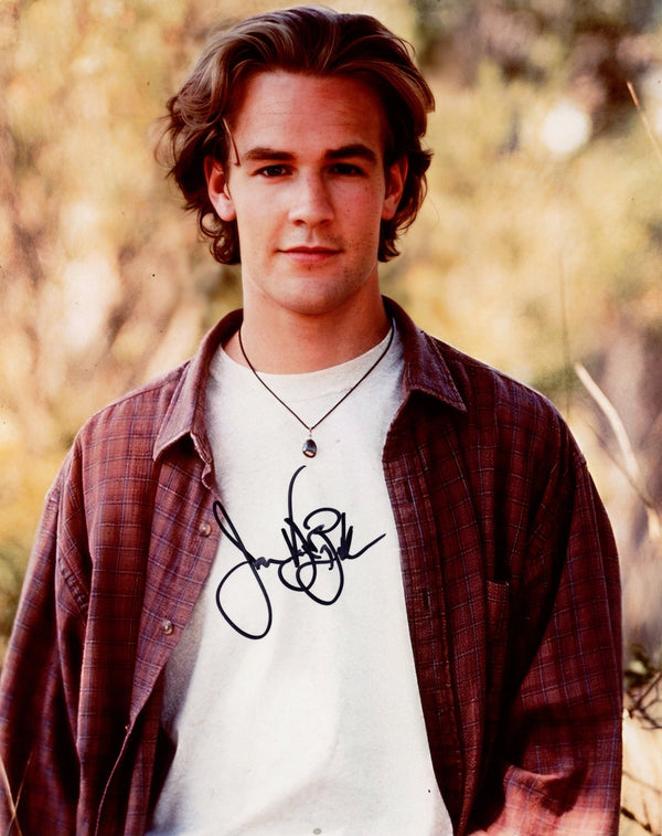 James Van Der Beek Dawson's Creek 8x10 Photo Signed JSA Certified Autograph