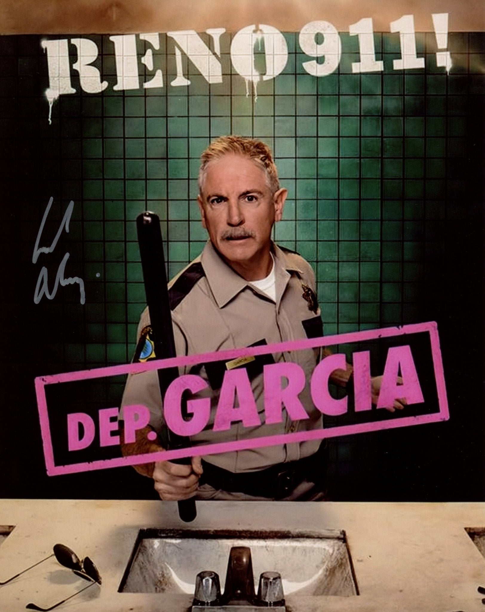 Carlos Alazraqui RENO 911! 8x10 Photo Signed JSA Certified Autograph