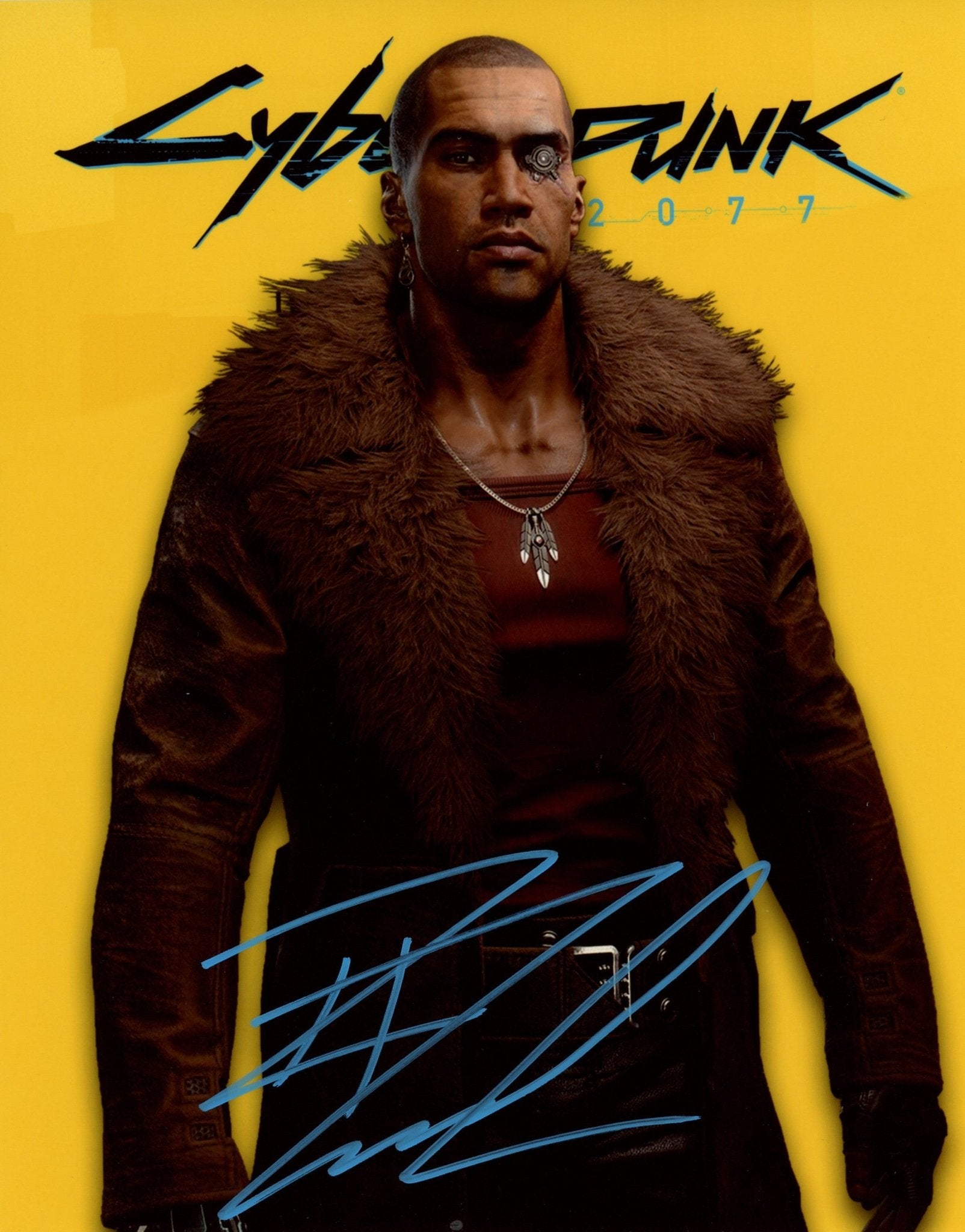 Robbie Daymond Cyberpunk 2077 8x10 Photo Signed JSA Certified Autograph