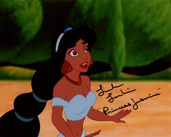 Linda Larkin Disney Aladdin 8x10 Signed Photo JSA Certified Autograph