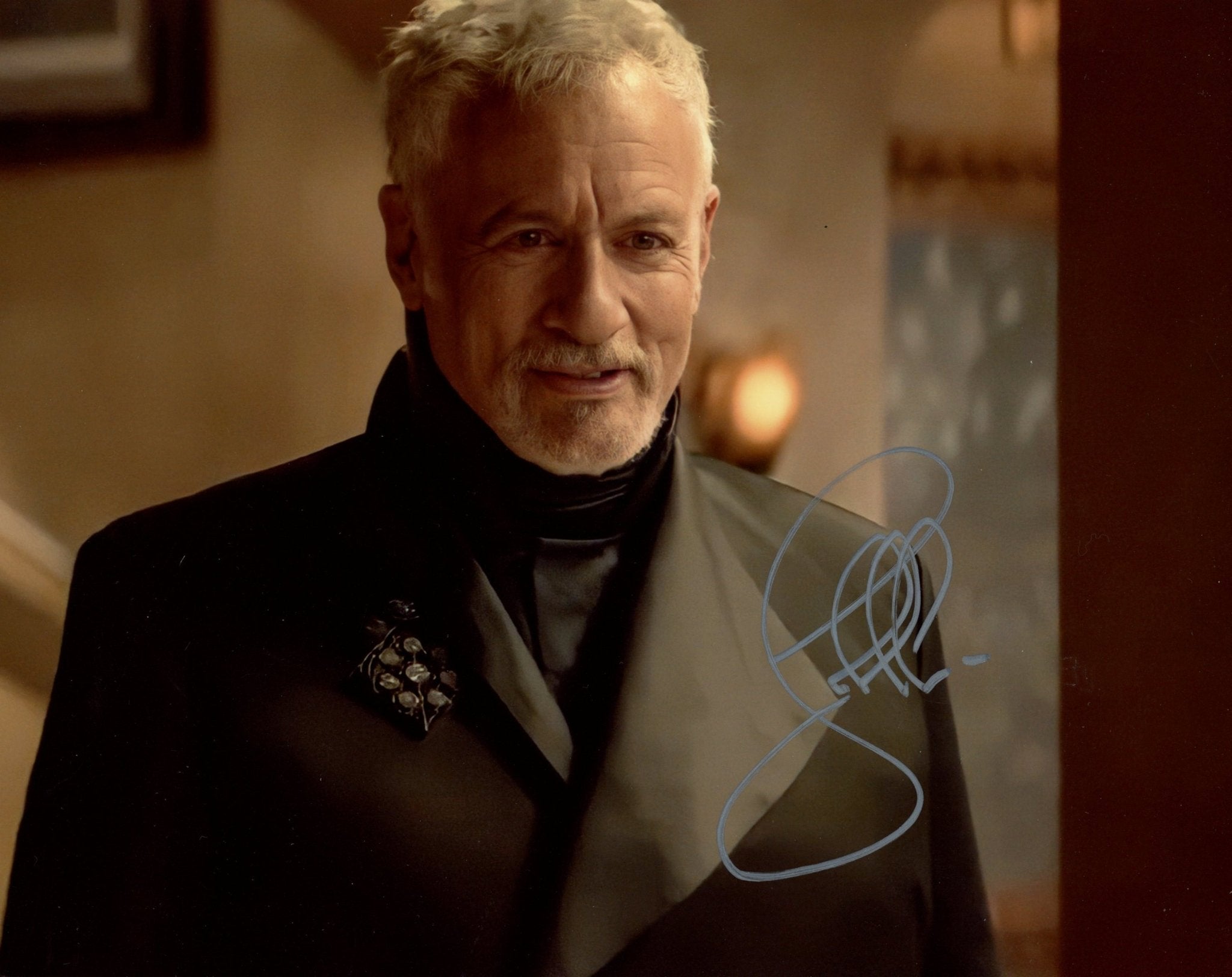 John de Lancie Star Trek 8x10 Signed Photo JSA Certified Autograph