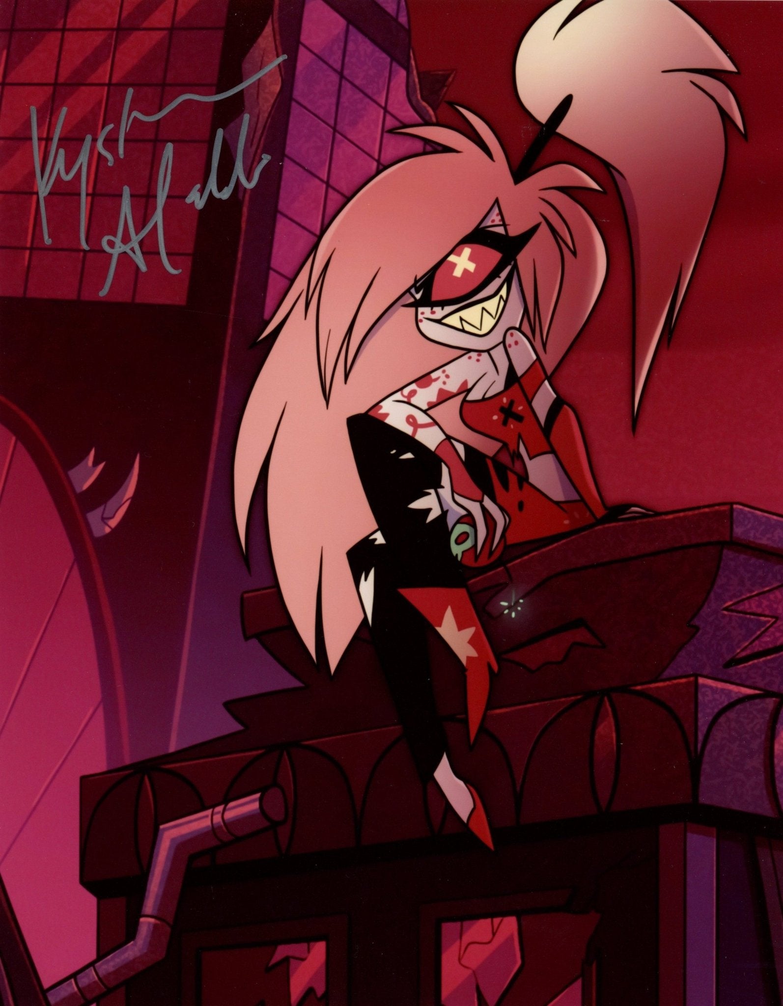 Krystina Alabado Hazbin Hotel 8x10 Signed Photo JSA Certified Autograph