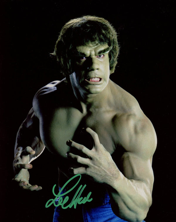 Lou Ferrigno The Incredible Hulk 8x10 Signed Photo JSA Certified Autograph