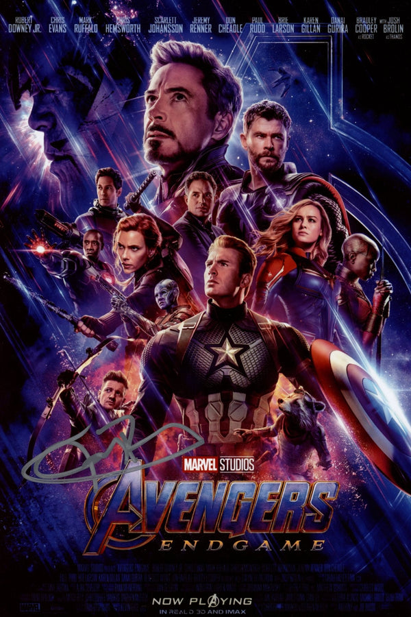 Jeremy Renner Avengers Endgame 8x12 Signed Photo JSA Certified Autograph