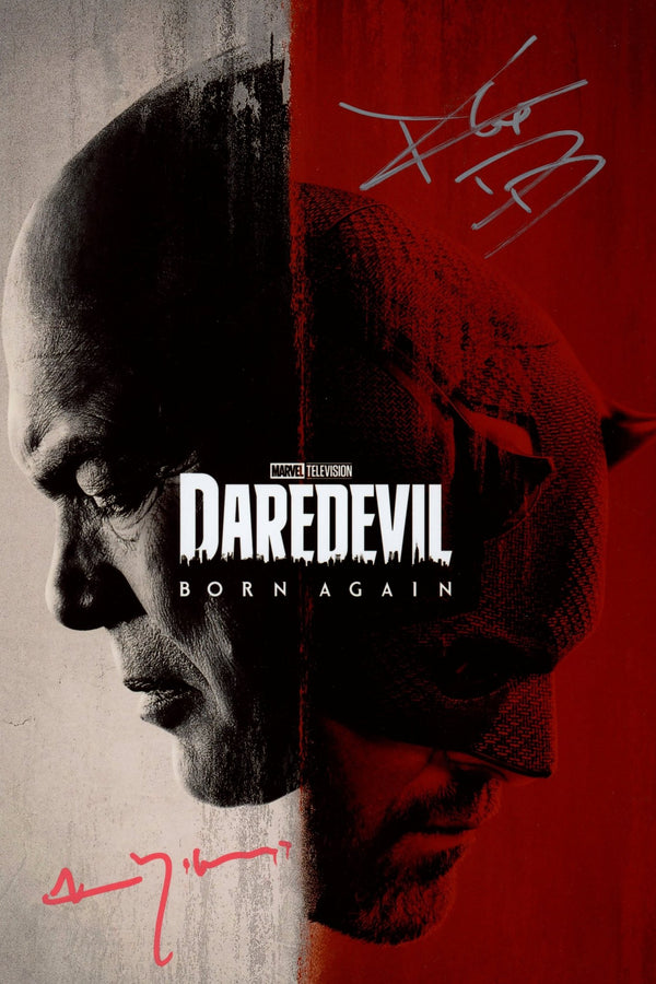 Daredevil 8x12 Photo Signed Charlie Cox, Vincent D'Onofrio JSA Certified Autograph