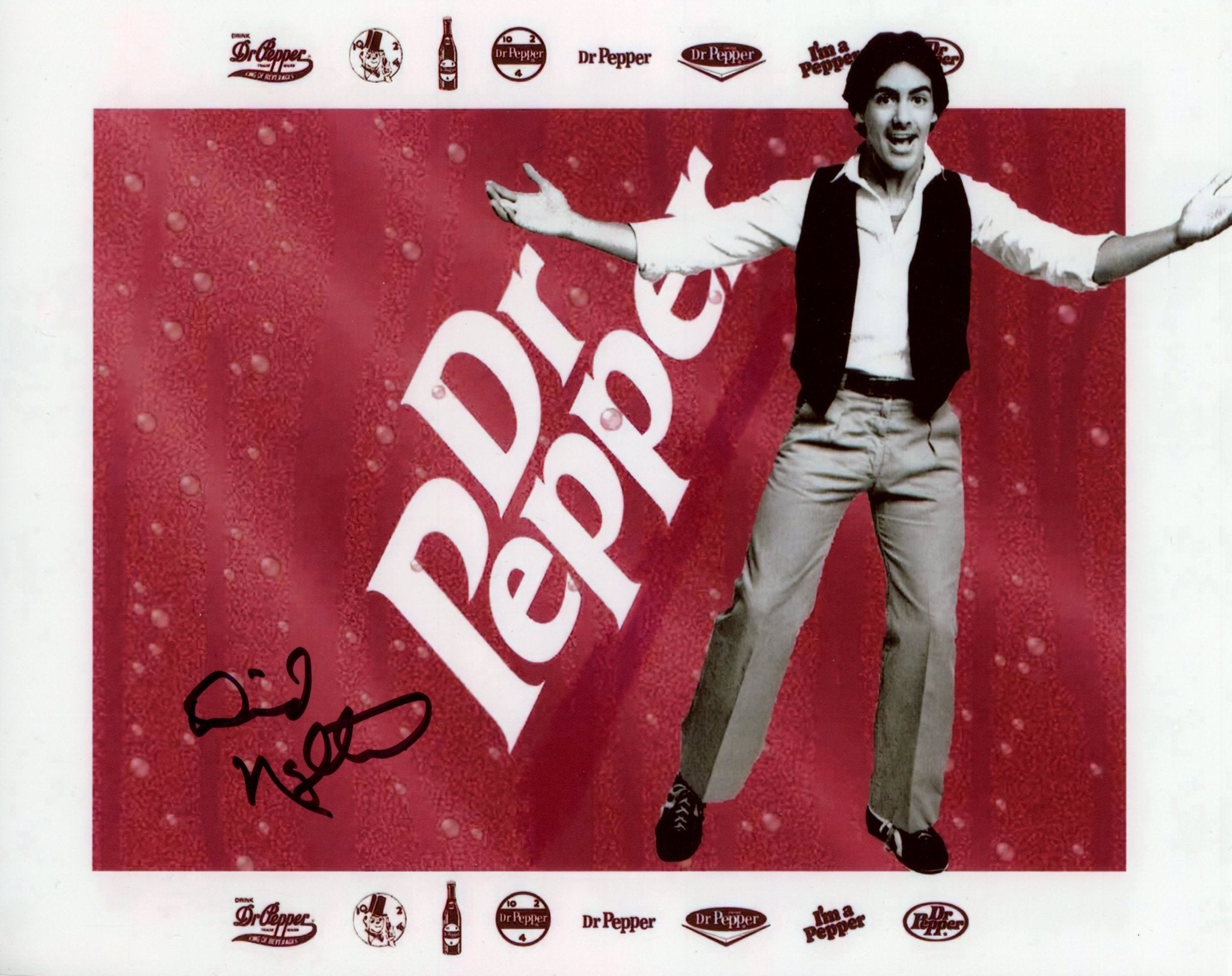 David Naughton Dr. Pepper 8x10 Photo Signed JSA Certified Autograph