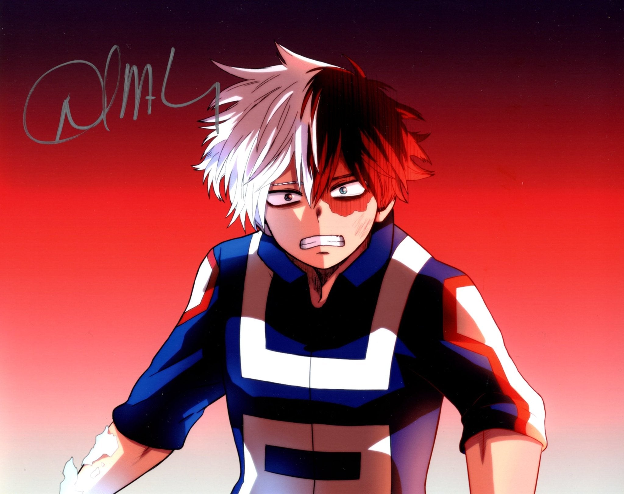 David Matranga My Hero Academia 8x10 Signed Photo JSA Certified Autograph