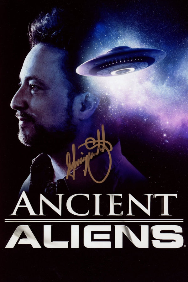 Giorgio Tsoukalos Ancient Aliens 8x12 Signed Photo JSA Certified Autograph