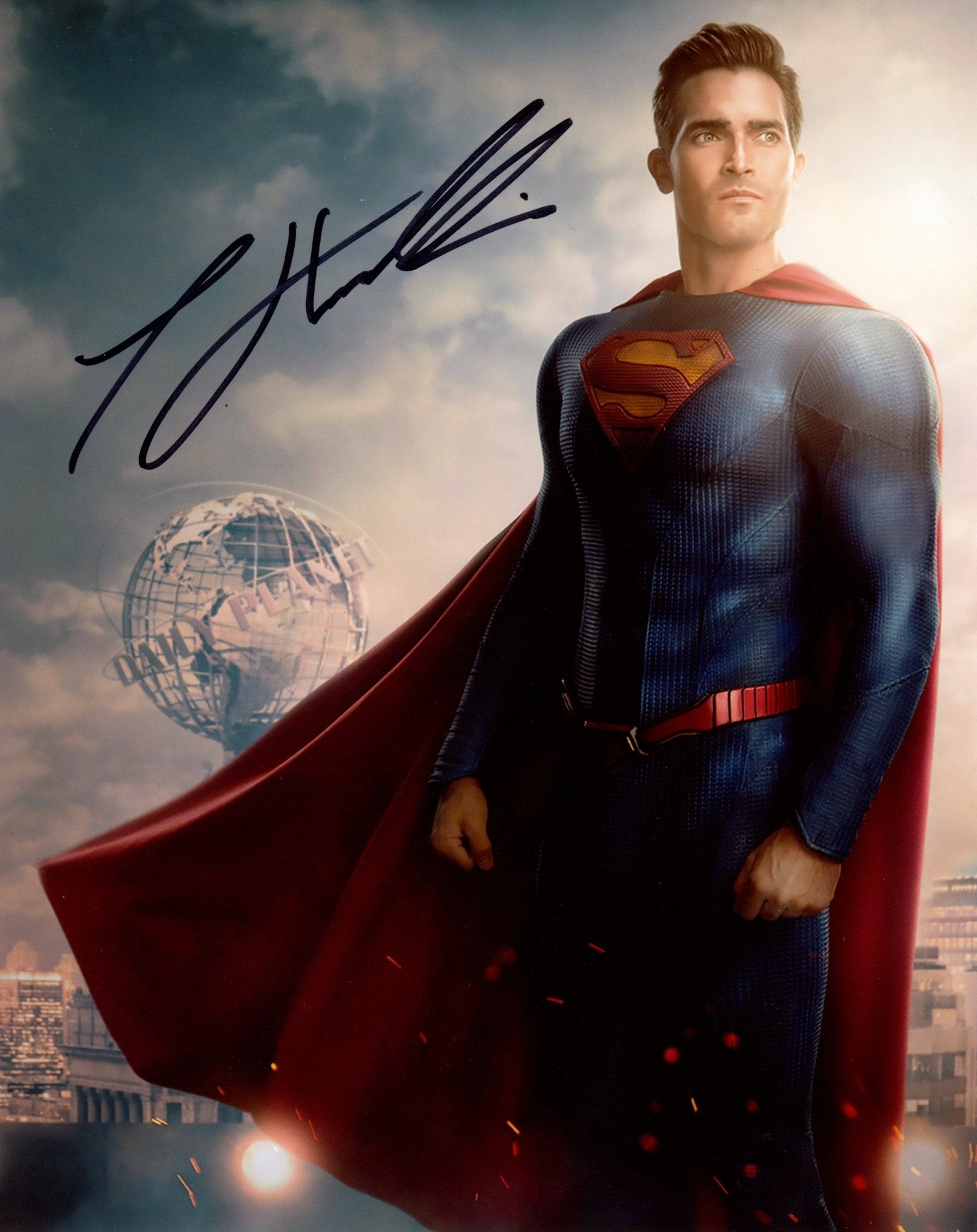 Tyler Hoechlin Superman and Lois 8x10 Signed Photo JSA Certified Autograph