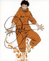 Derick Snow Fire Force 8x10 Signed Photo JSA Certified Autograph