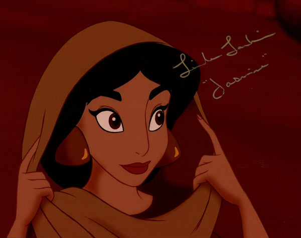 Linda Larkin Disney Aladdin 8x10 Signed Photo JSA Certified Autograph
