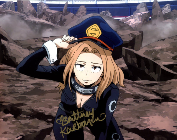 Brittney Karbowski My Hero Academia 8x10 Signed Photo JSA Certified Autograph