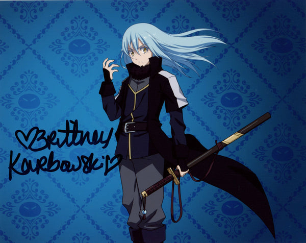 Brittney Karbowski That Time I Got Reincarnated As A Slime 8x10 Signed Photo JSA Certified Autograph