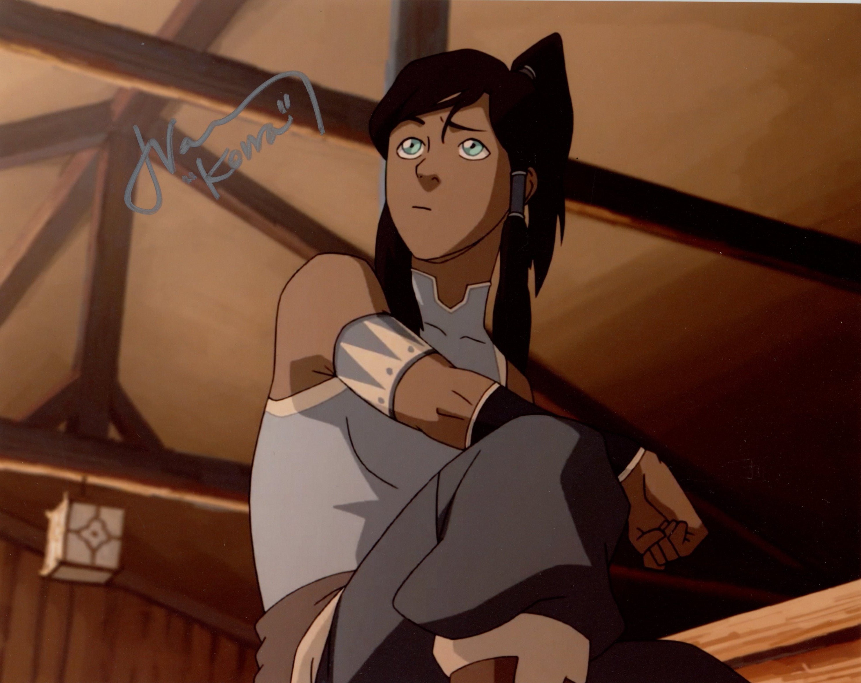Janet Varney Legend of Korra 8x10 Signed Photo JSA Certified Autograph