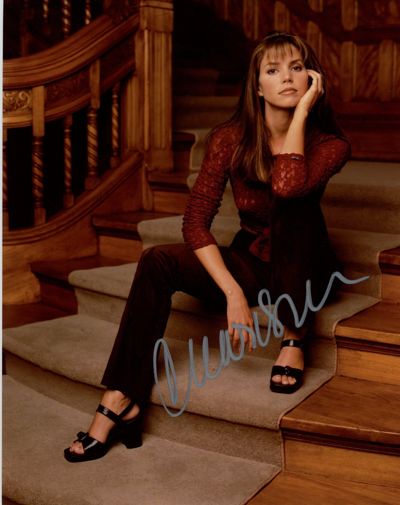 Charisma Carpenter Buffy the Vampire Slayer Signed 8x10 Photo JSA Certified Autograph