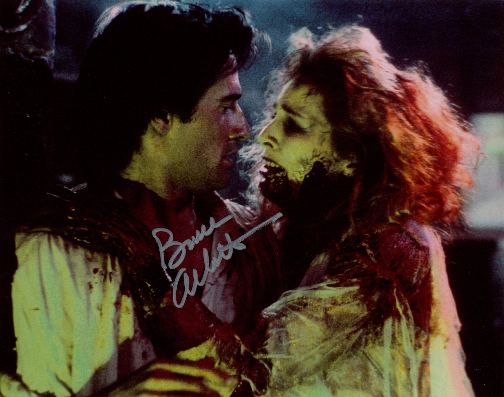 Bruce Abbott Bride of Re-Animator 8x10 Signed Photo JSA Certified Autograph