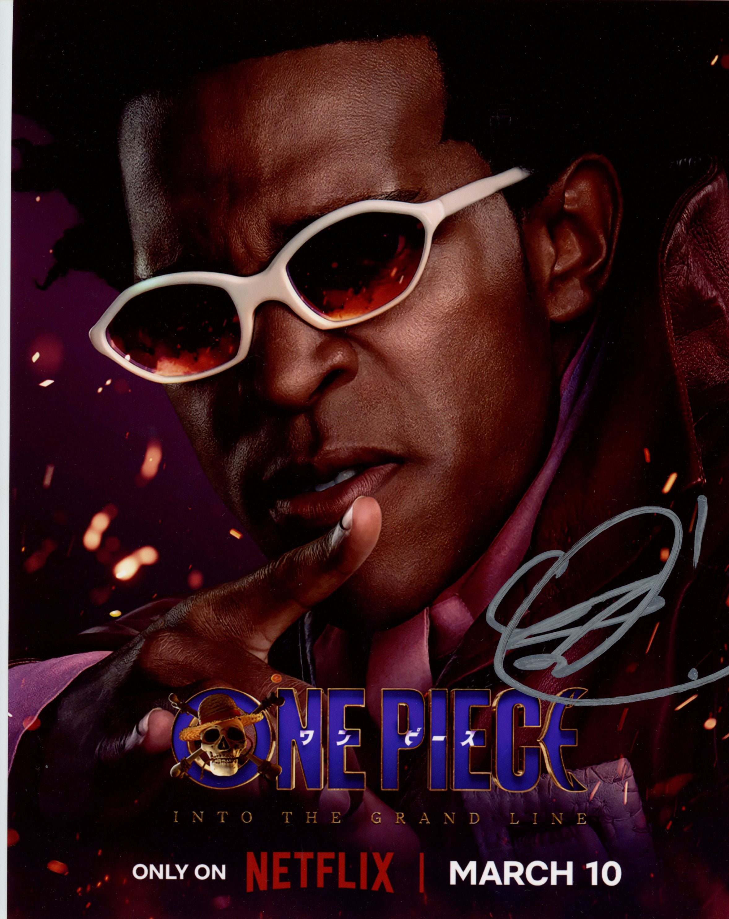 Camrus Johnson One Piece 8x10 Photo Signed JSA Certified Autograph