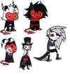 Helluva Boss X Homestuck Stickers
