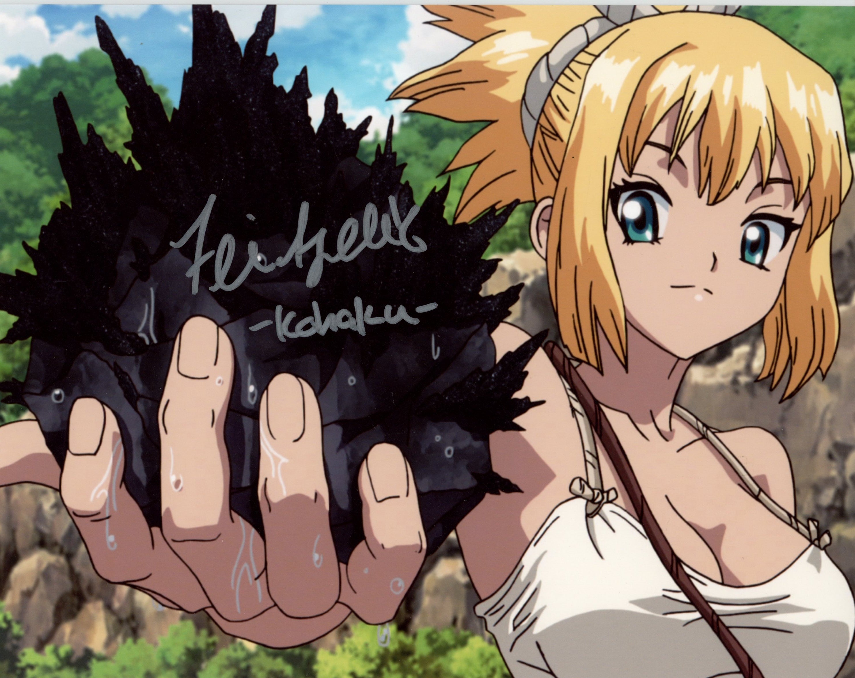 Felecia Angelle Dr.Stone 8x10 Photo Signed JSA Certified Autograph