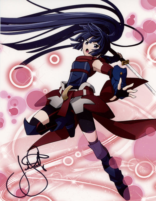 Jad Saxton Log Horizon 8x10 Photo Signed Photo JSA Certified Autograph