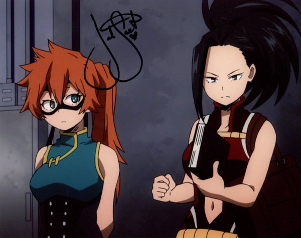 Jad Saxton My Hero Academia 8x10 Signed Photo JSA Certified Autograph