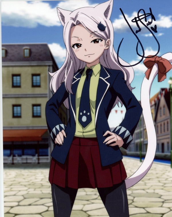 Jad Saxton Fairy Tail 8x10 Photo Signed Photo JSA Certified Autograph