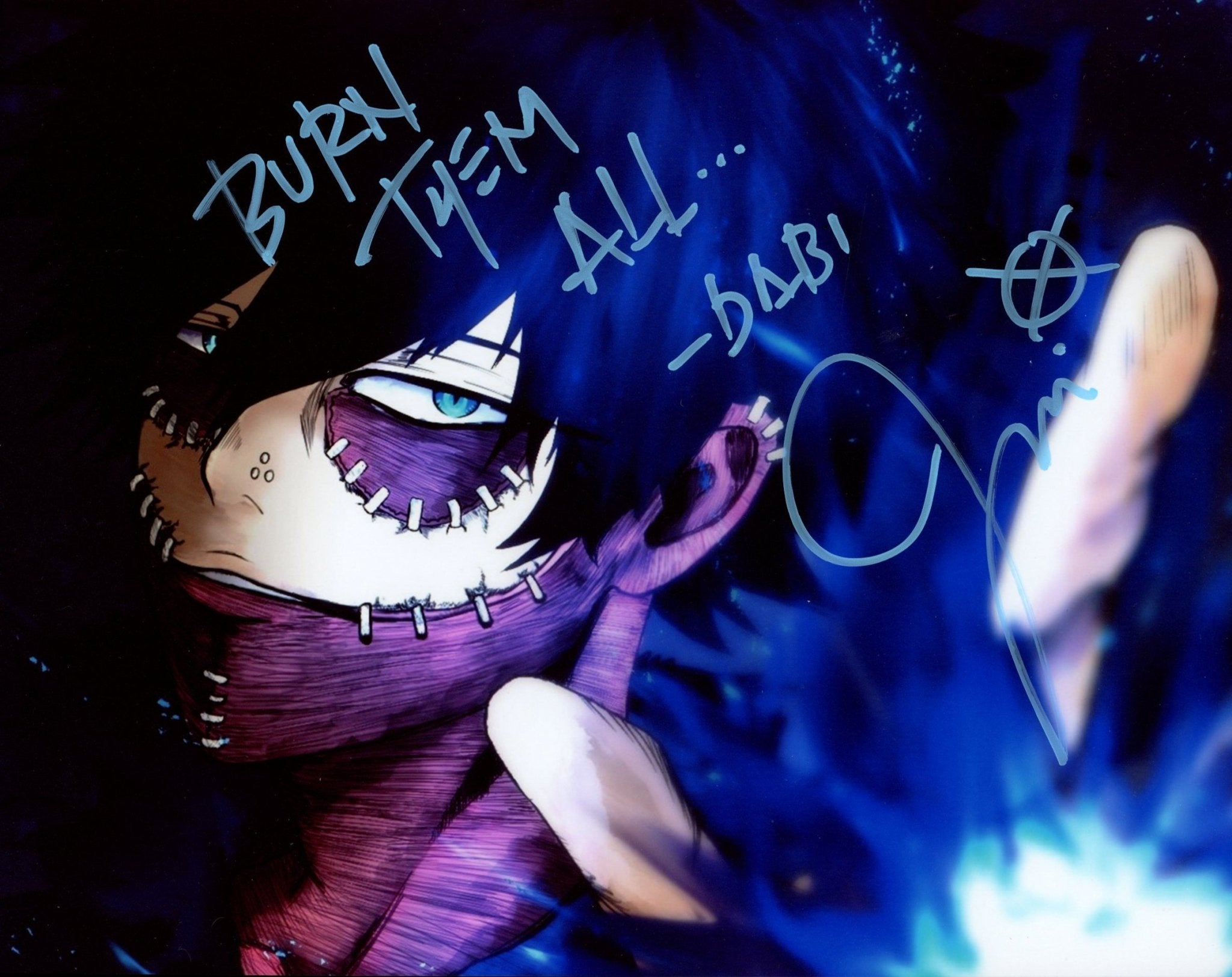 Jason Liebrecht My Hero Academia 8x10 Signed Photo JSA Certified Autograph