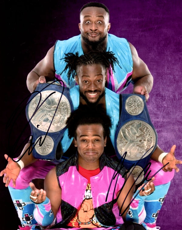 WWE Wrestling 8x10 Signed Photo Austin Creed, Kofi JSA Certified Autograph