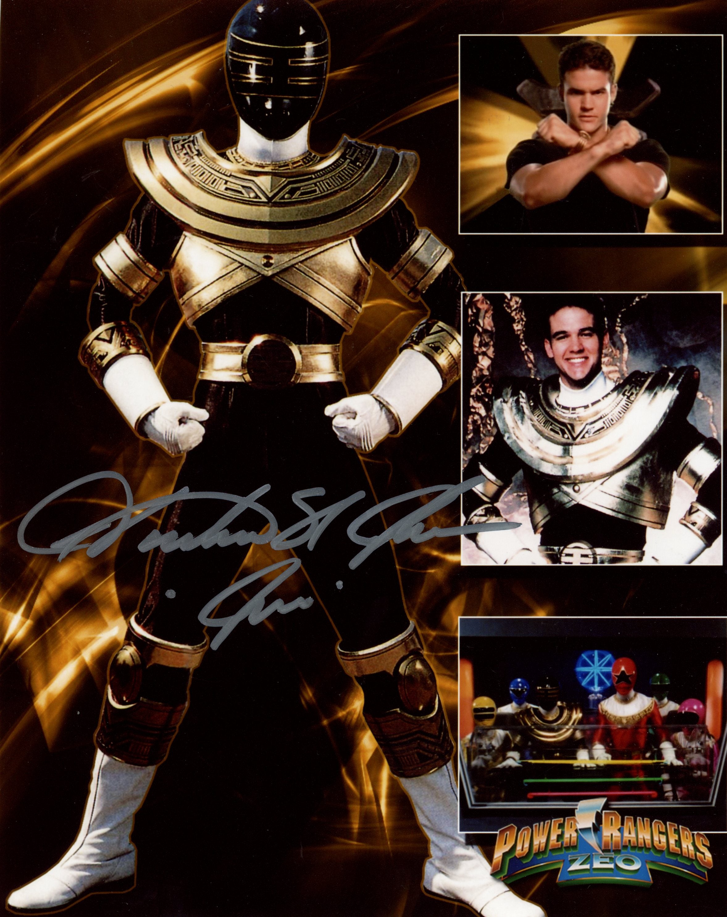 Austin St. John Power Rangers Zeo 8x10 Signed Photo JSA Certified Autograph