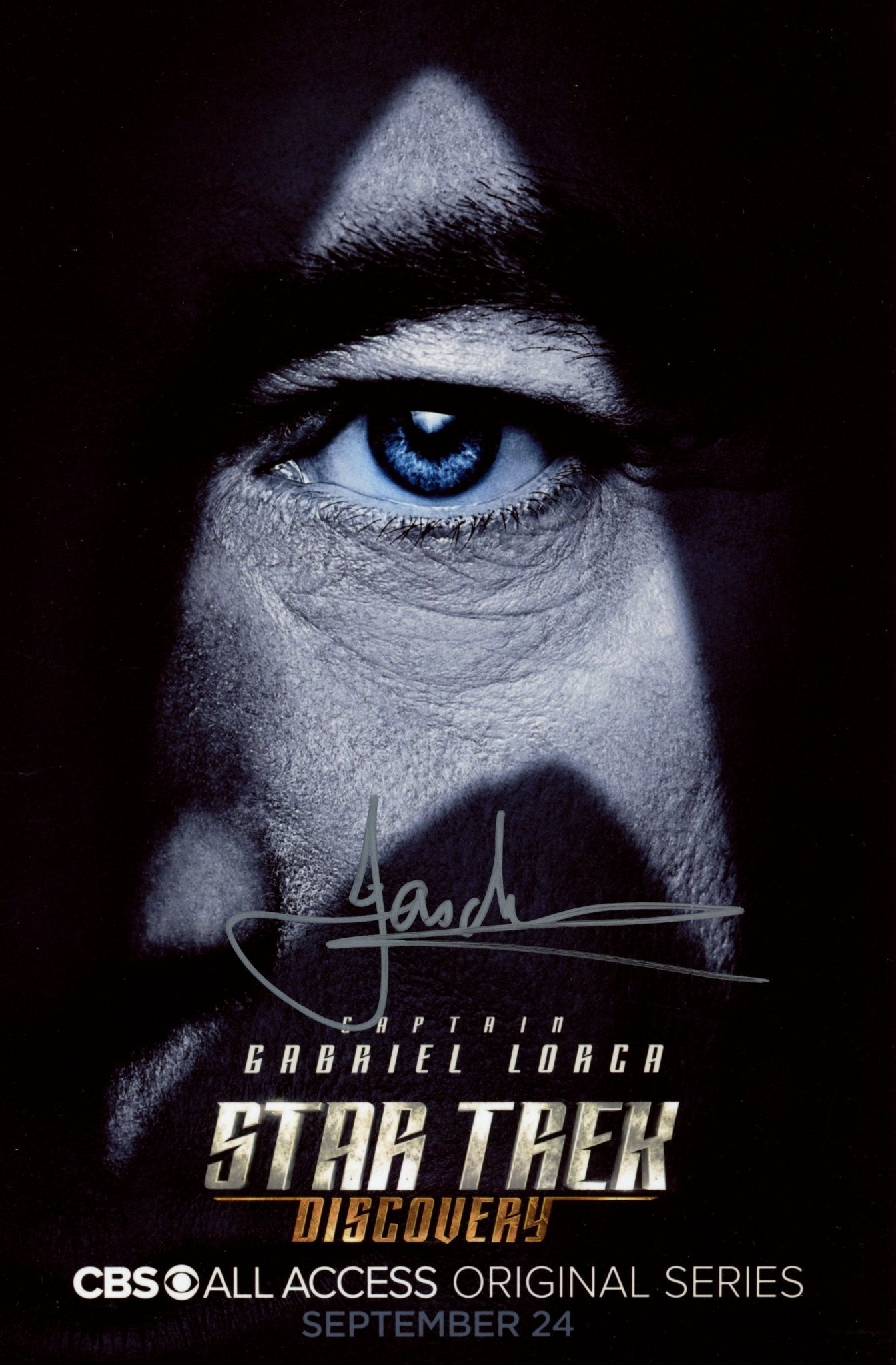 Jason Isaacs Star Trek Discovery 8x12 Signed Photo JSA Certified Autograph