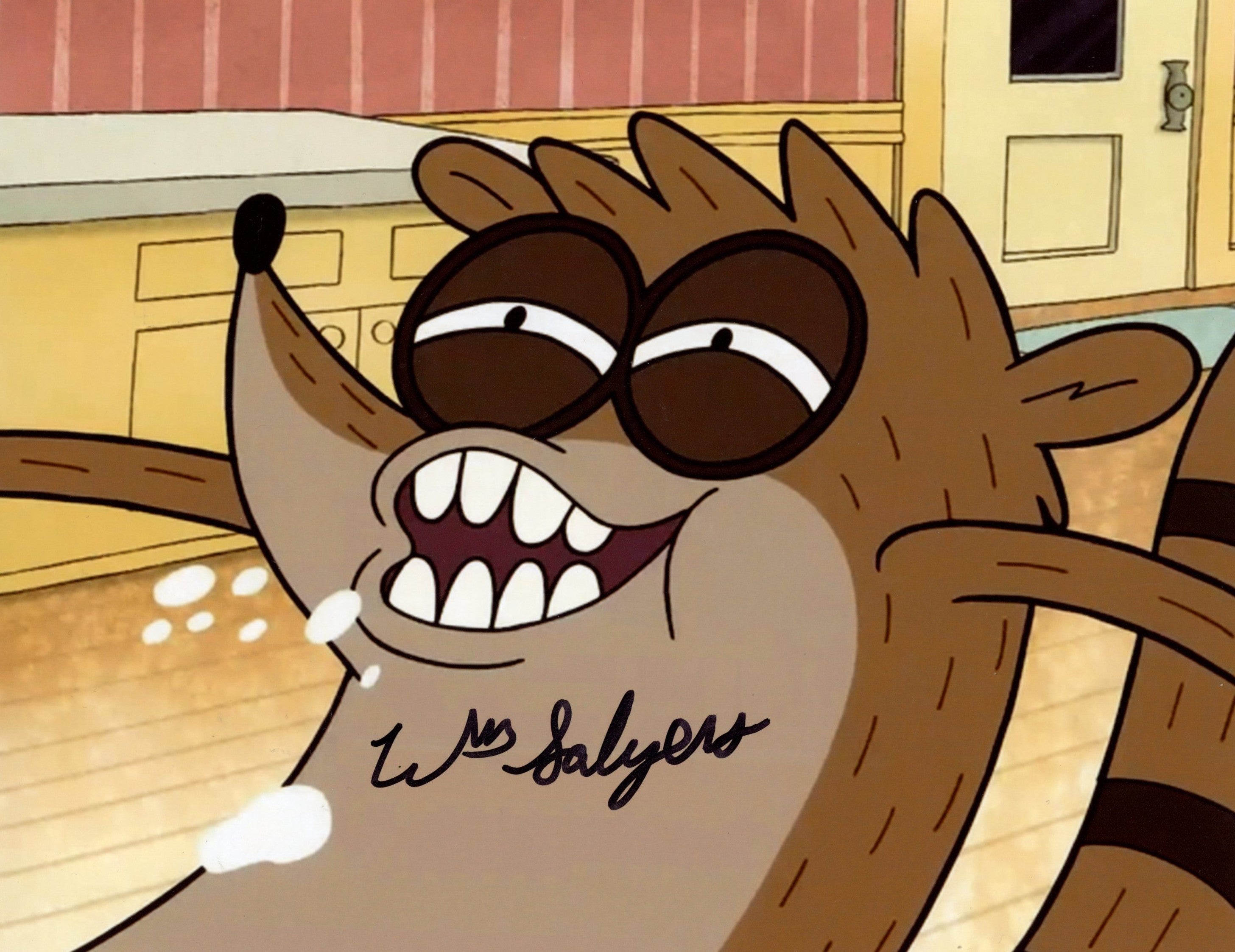 William Salyers Regular Show 8x10 Signed Photo JSA Certified Autograph