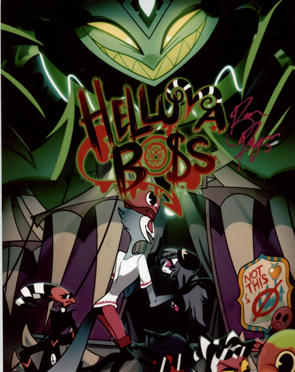 Brandon Rogers Helluva Boss 8x10 Photo Signed JSA Certified Autograph