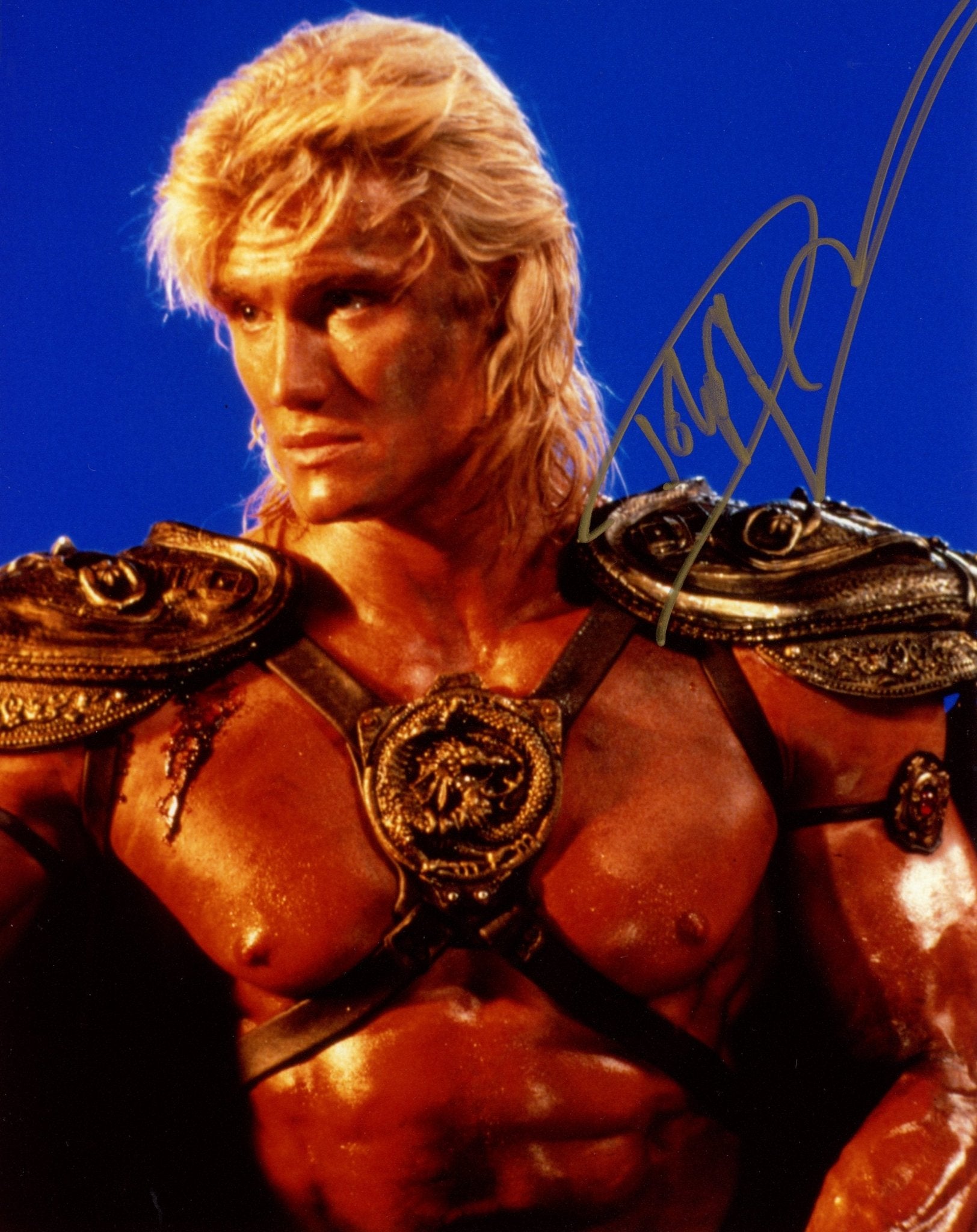 Dolph Lundgren Masters of the Universe 8x10 Signed Photo JSA Certified Autograph