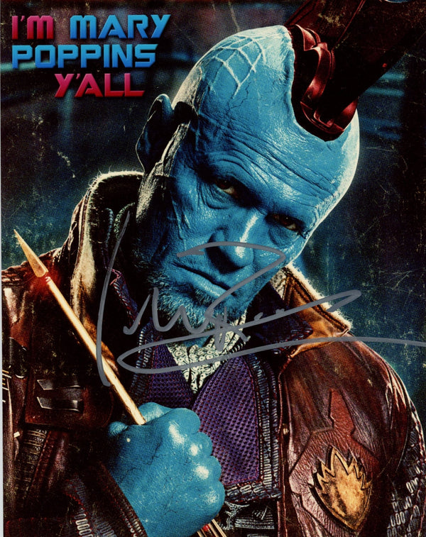 Michael Rooker Guardians of the Galaxy 8x10 Signed Photo JSA Certified Autograph