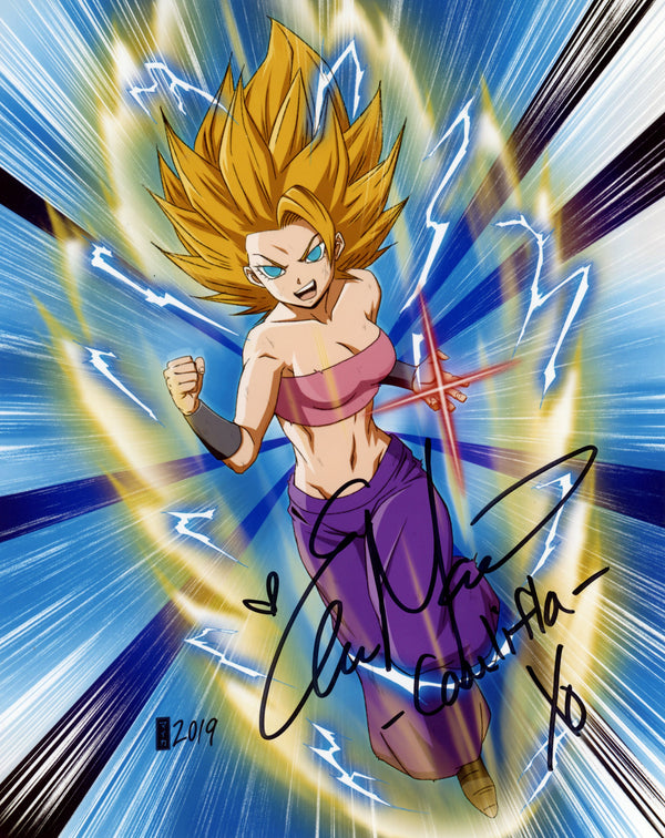 Elizabeth Maxwell Dragon Ball Super 8x10 Signed Photo JSA Certified Autographed