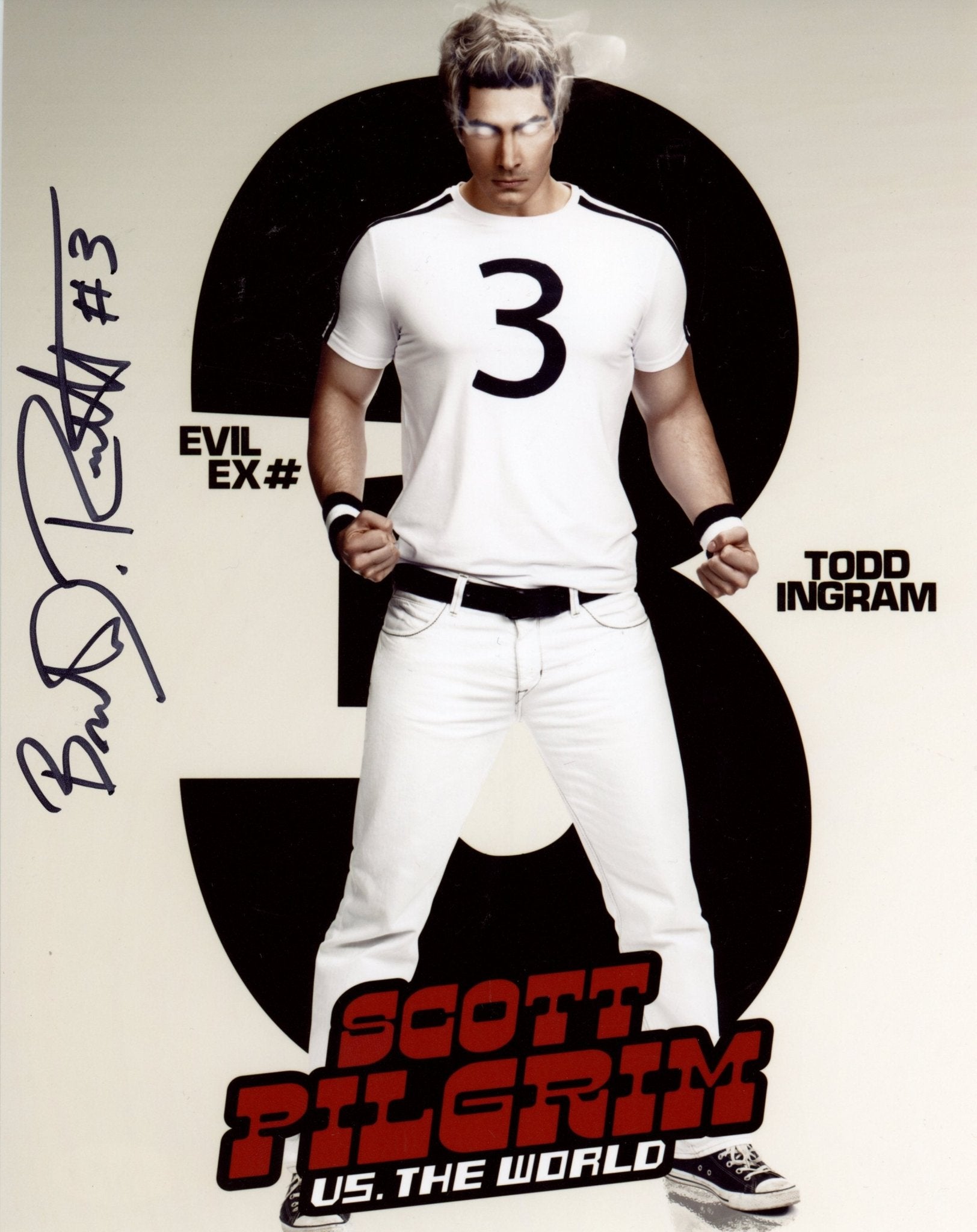Brandon Routh Scott Pilgrim 8x10 Signed Photo JSA Certified Autograph
