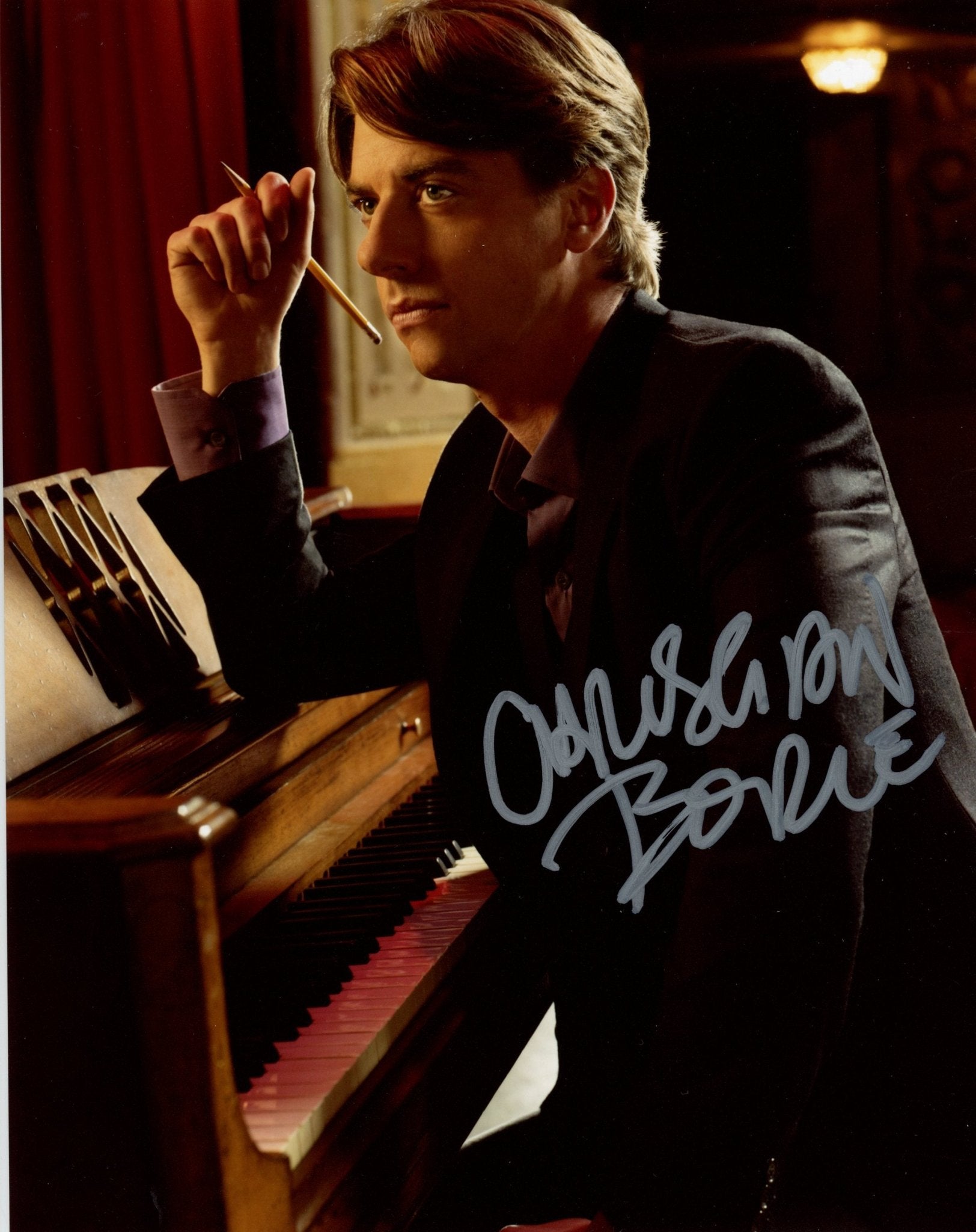 Christian Borle SMASH 8x10 Signed Photo JSA Certified Autograph