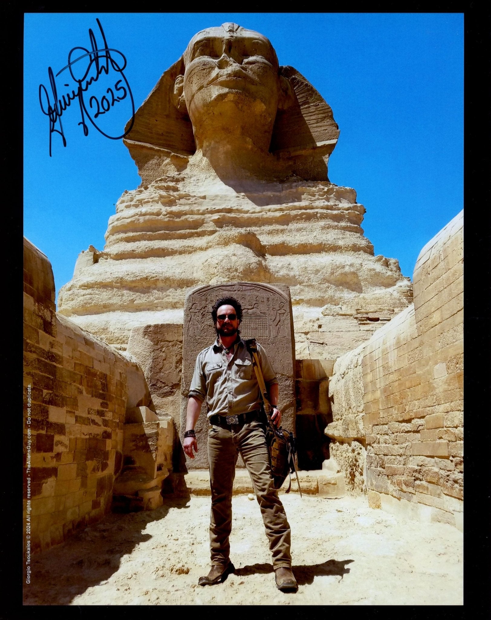 Giorgio Tsoukalos Ancient Aliens 8x10 Signed Photo JSA Certified Autograph