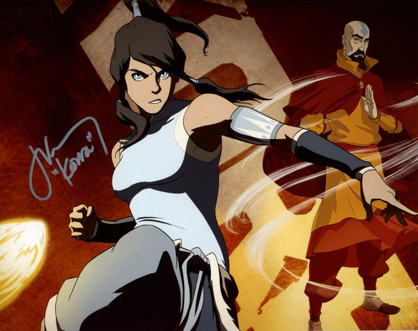Janet Varney Legend of Korra 8x10 Signed Photo JSA Certified Autograph