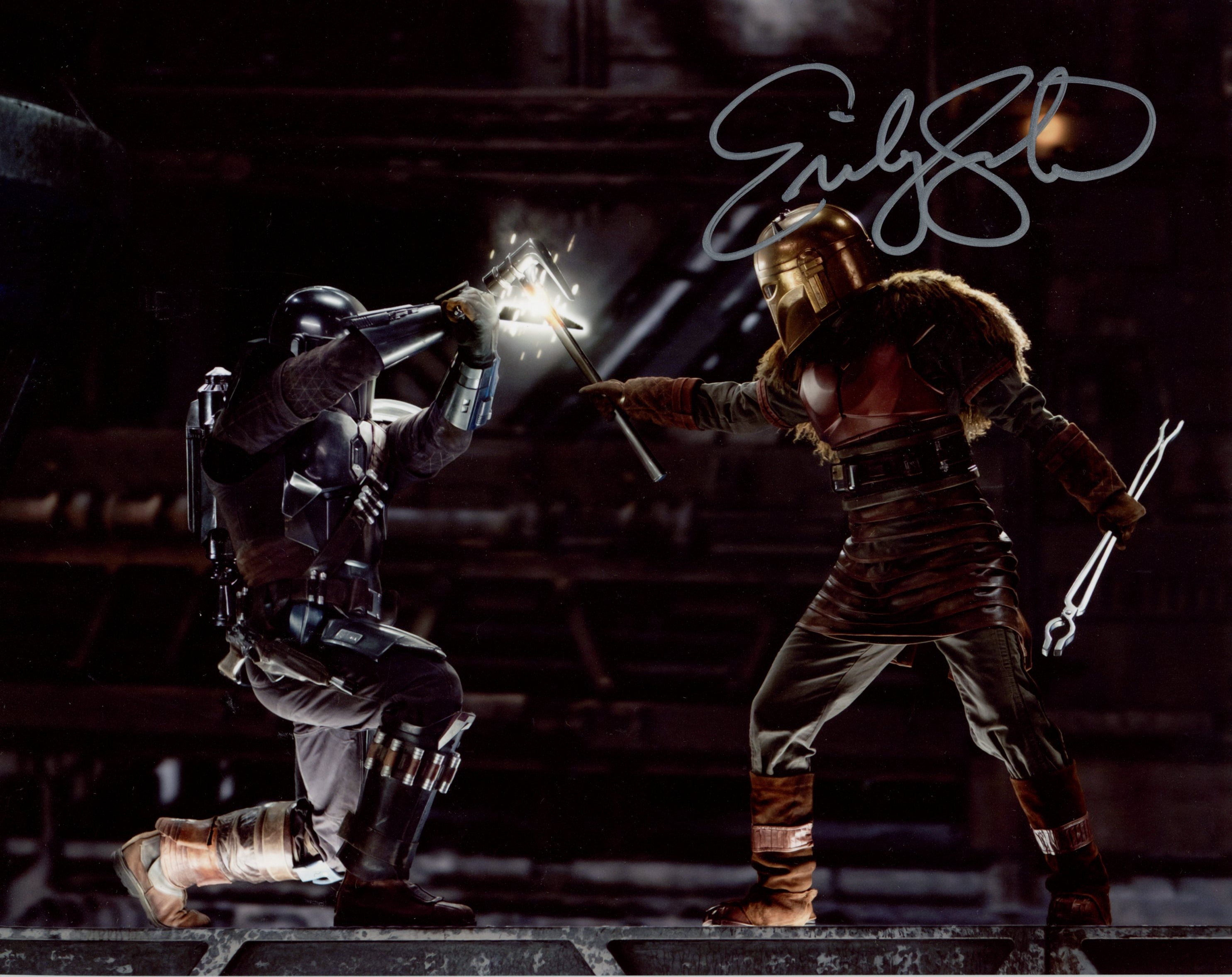 Emily Swallow Star Wars The Mandalorian 8x10 Signed Photo JSA Certified Autograph