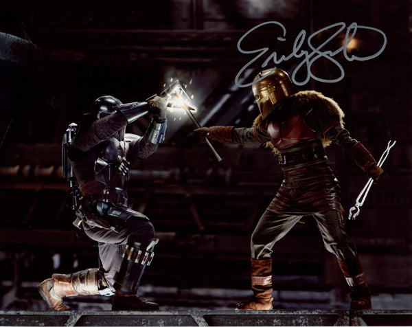 Emily Swallow Star Wars The Mandalorian 8x10 Signed Photo JSA Certified Autograph