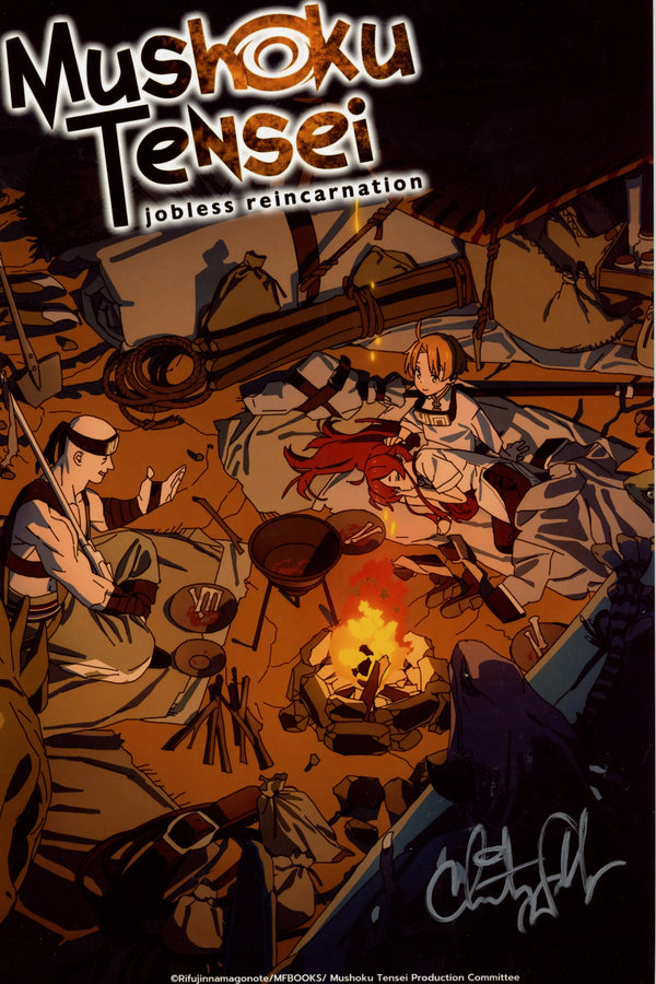Christopher Wehkamp Mushoku Tensei: Jobless Reincarnation 8x12 Signed Photo