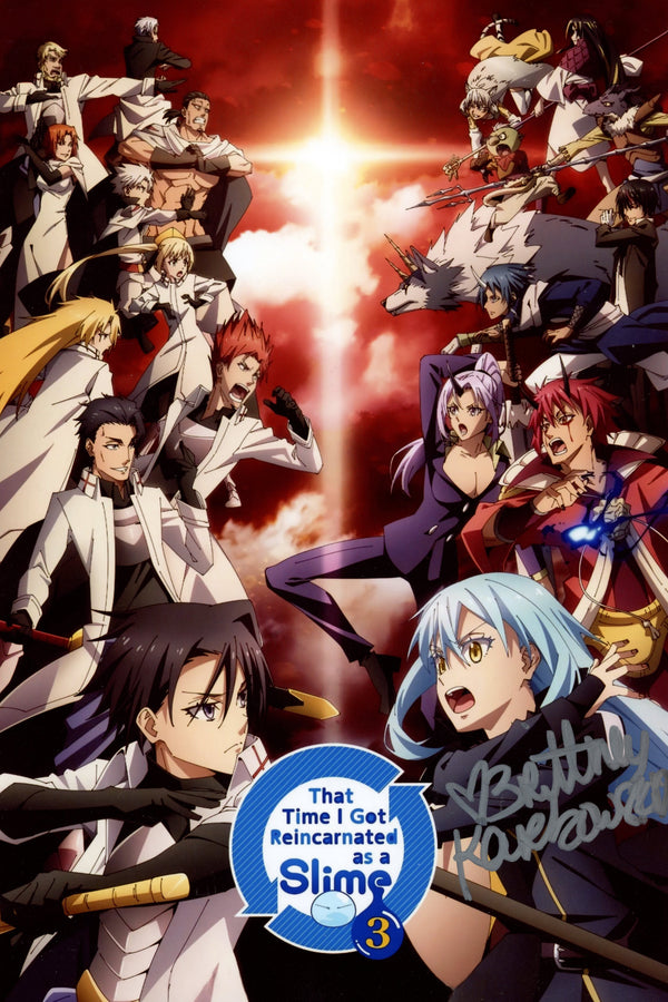 Brittney Karbowski That Time I Got Reincarnated As A Slime 8x12 Signed Photo JSA Certified Autograph