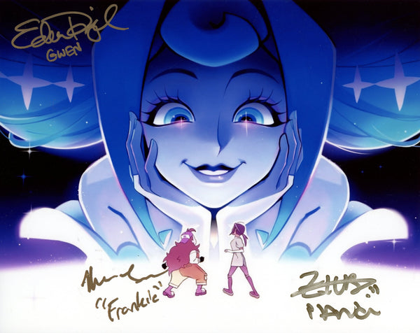 Knights of Guinevere 8x10 Photo Signed Eden Riegel, Michaela Laws, Zelda Khan Black