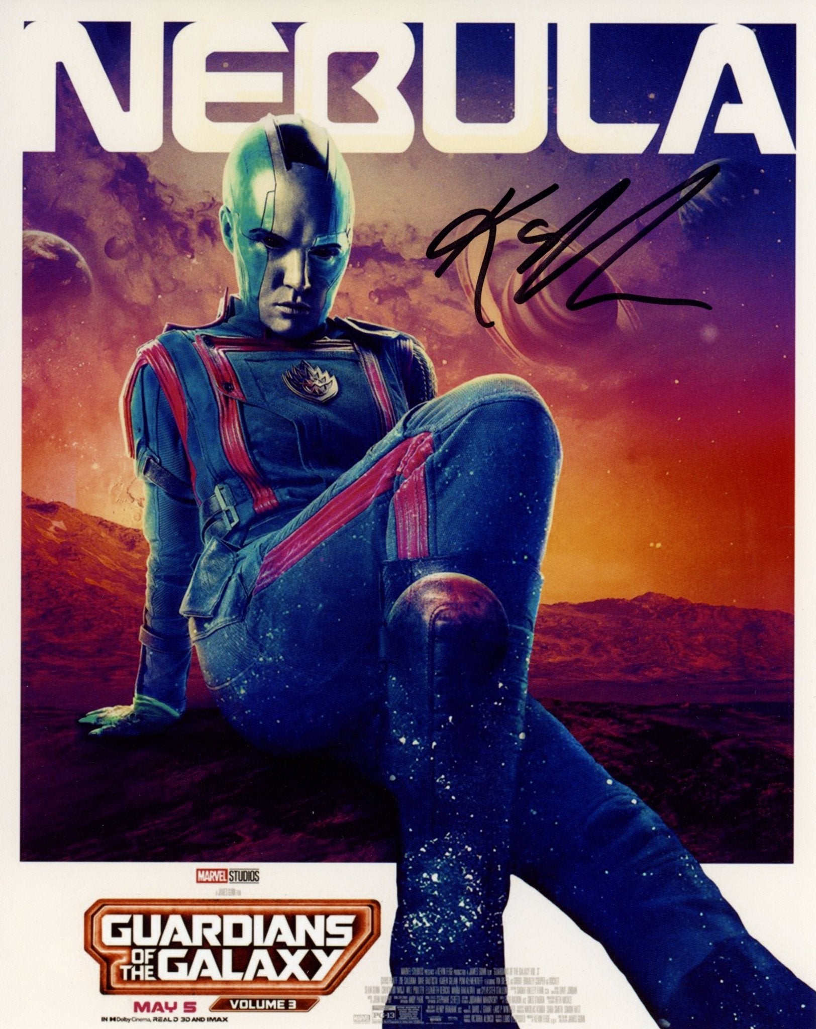Karen Gillan Guardians of the Galaxy 8x10 Signed Photo JSA Certified Autograph