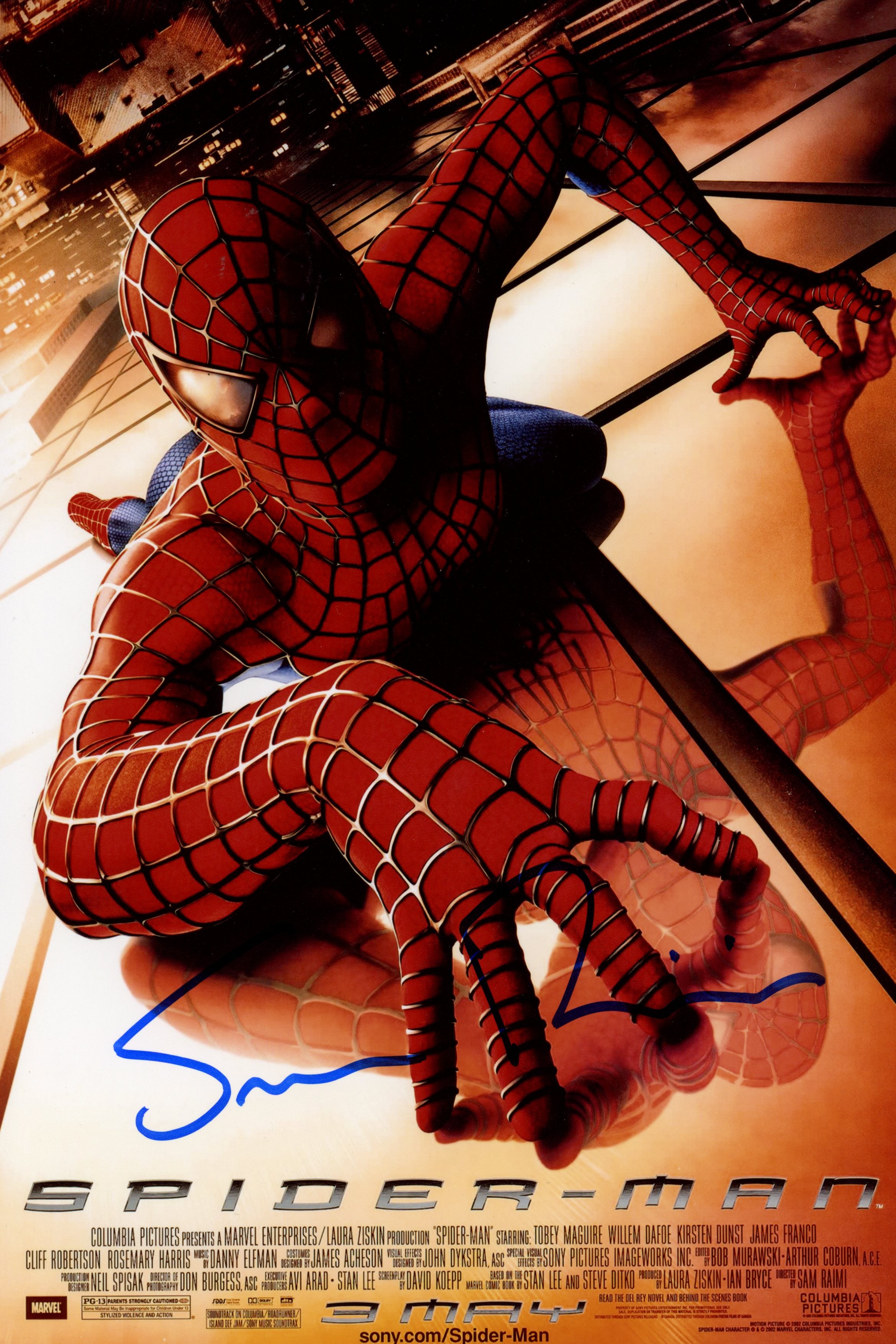 Sam Raimi Spider-Man 8x12 Signed Photo JSA Certified Autograph