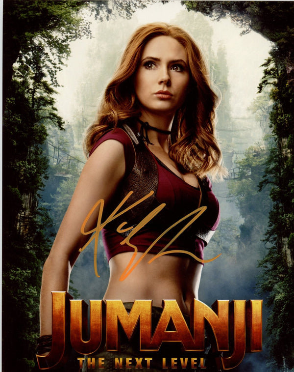 Karen Gillan Jumanji 8x10 Signed Photo JSA Certified Autograph