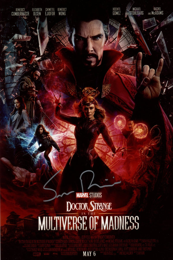 Sam Raimi Doctor Strange 8x12 Signed Photo JSA Certified Autograph