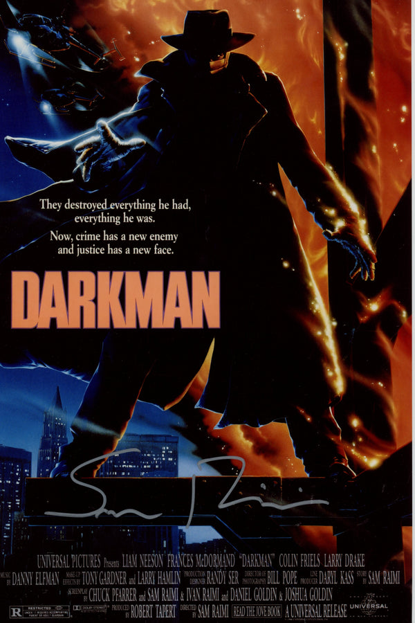 Sam Raimi Darkman 8x12 Signed Photo JSA Certified Autograph
