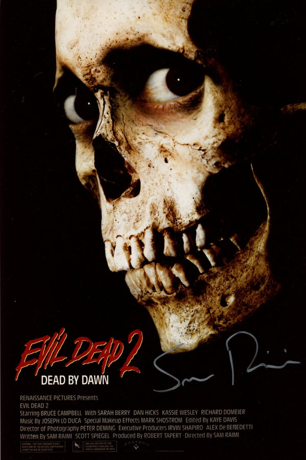 Sam Raimi The Evil Dead 2 8x12 Signed Photo JSA Certified Autograph